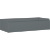Mexen Orio Badezimmerschrank 100 cm, 1 Schublade, Graphit matt - 91A10-10023-1-BF66