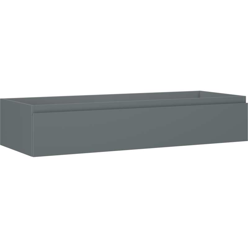 Mexen Orio Badezimmerschrank für Waschbecken 120 cm, 1 Schublade, Graphit Matt - 91A10-12023-1-BF66