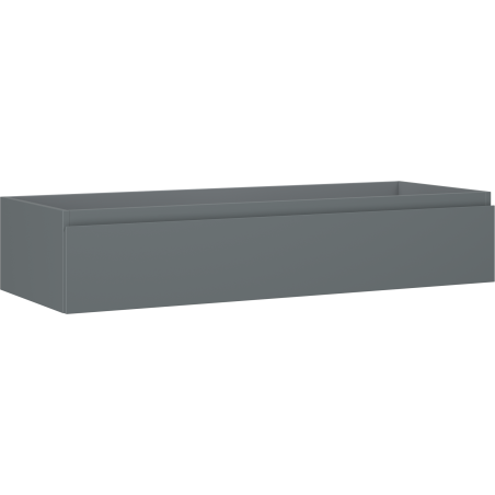 Mexen Orio Badezimmerschrank für Waschbecken 120 cm, 1 Schublade, Graphit Matt - 91A10-12023-1-BF66
