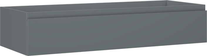 Mexen Orio Badezimmerschrank für Waschbecken 120 cm, 1 Schublade, Graphit Matt - 91A10-12023-1-BF66