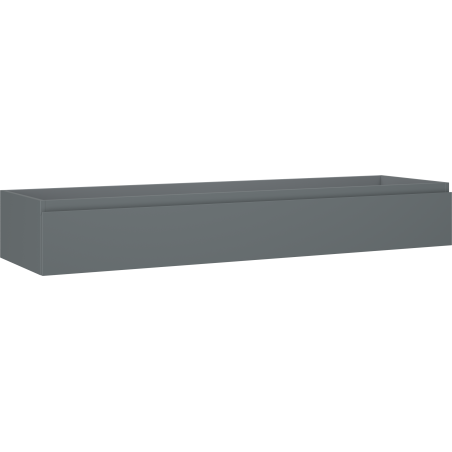 Mexen Orio Badezimmerschrank für Waschbecken 160 cm, 1 Schublade, Graphit matt - 91A10-16023-1-BF66