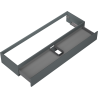 Mexen Orio Badezimmerschrank für Waschbecken 160 cm, 1 Schublade, Graphit matt - 91A10-16023-1-BF66