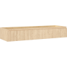 Mexen Rivel Badezimmerschrank 140 cm, 1 Schublade, gerillt, Eiche - 91A20-14023-1-BF81