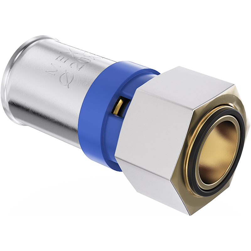 Mexen PEX-P Halbschraubverbindung, gepresst PEX 20 x 3/4 IG - W97135-2034F-00