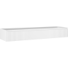 Mexen Rivel Badezimmerschrank für Waschbecken 160 cm, 1 Schublade, geriffelt, weiß matt - 91A20-16023-1-BF01