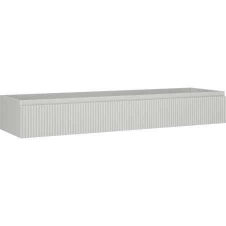 Mexen Rivel Badezimmerschrank unter Waschbecken 160 cm, 1 Schublade, geriffelt, grau matt - 91A20-16023-1-BF62