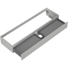 Mexen Rivel Badezimmerschrank unter Waschbecken 160 cm, 1 Schublade, geriffelt, grau matt - 91A20-16023-1-BF62