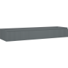 Mexen Rivel Badezimmerschrank für Waschtisch 160 cm, 1 Schublade, geriffelt, Graphit matt - 91A20-16023-1-BF66