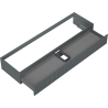 Mexen Rivel Badezimmerschrank für Waschtisch 160 cm, 1 Schublade, geriffelt, Graphit matt - 91A20-16023-1-BF66