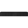 Mexen Rivel Badezimmer-Waschbeckenschrank 160 cm, 1 Schublade, geriffelt, schwarz matt - 91A20-16023-1-BF71