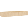 Mexen Rivel Badezimmerschrank für Waschbecken 160 cm, 1 Schublade, gerillt, Eiche - 91A20-16023-1-BF81