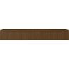 Mexen Rivel Badezimmerschrank für das Waschbecken 160 cm, 1 Schublade, geriffelt, Nussbaum - 91A20-16023-1-BF86