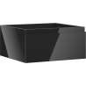 Mexen Orio Waschtischunterschrank 50 cm, 1 Schublade, schwarz glänzend - 91A10-05023-1-BF70
