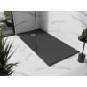Mexen Stone+ rechteckige Duschwanne aus Verbundwerkstoff 180 x 80 cm, Anthrazit - 44718018