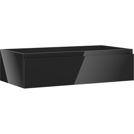 Mexen Orio Badezimmerschrank unter dem Waschbecken 90 cm, 1 Schublade, schwarz glänzend - 91A10-09023-1-BF70