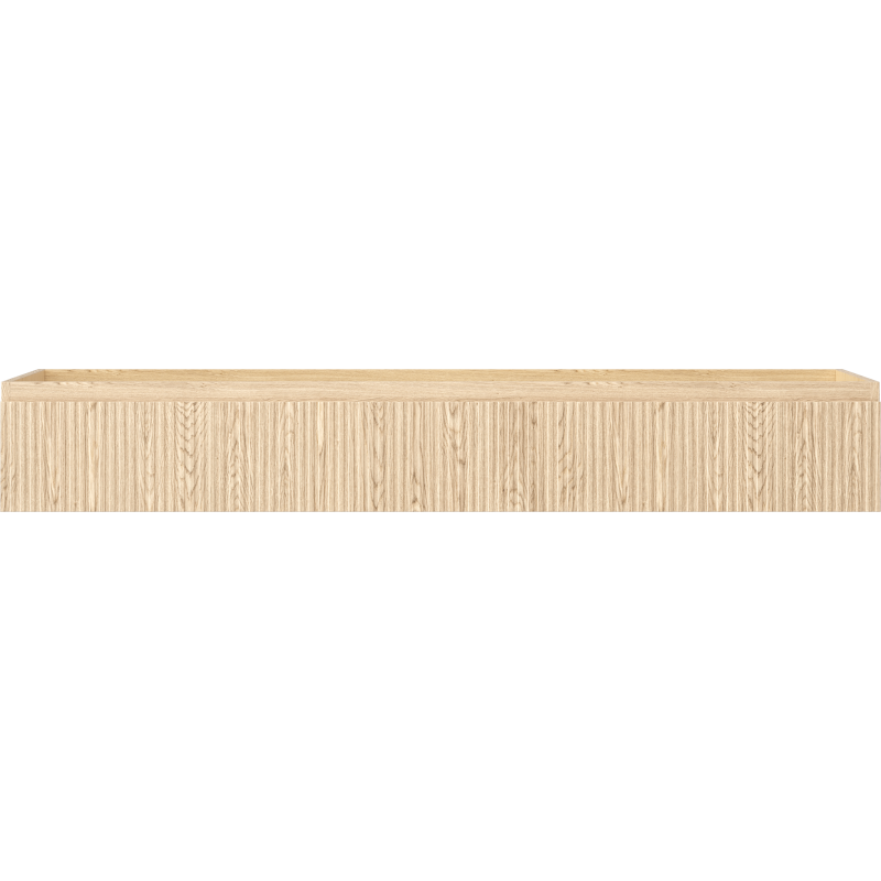 Mexen Rivel Badezimmerschrank für Waschbecken 160 cm, 1 Schublade, gerillt, Eiche - 91A20-16023-1-BF81