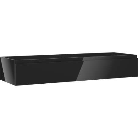 Mexen Orio Badezimmerschrank unter Waschbecken 140 cm, 1 Schublade, schwarz glänzend - 91A10-14023-1-BF70