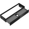 Mexen Orio Badezimmerschrank unter Waschbecken 140 cm, 1 Schublade, schwarz glänzend - 91A10-14023-1-BF70