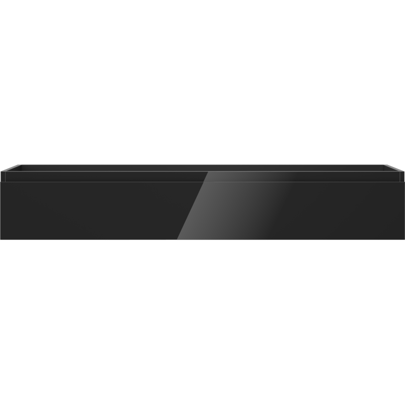 Mexen Orio Badezimmerschrank unter Waschbecken 140 cm, 1 Schublade, schwarz glänzend - 91A10-14023-1-BF70