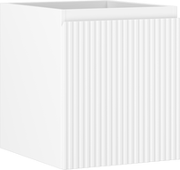 Mexen Rivel Badezimmerschrank 40 cm, 1 Schublade, gerillt, weiß matt - 91A20-04047-1-BF01