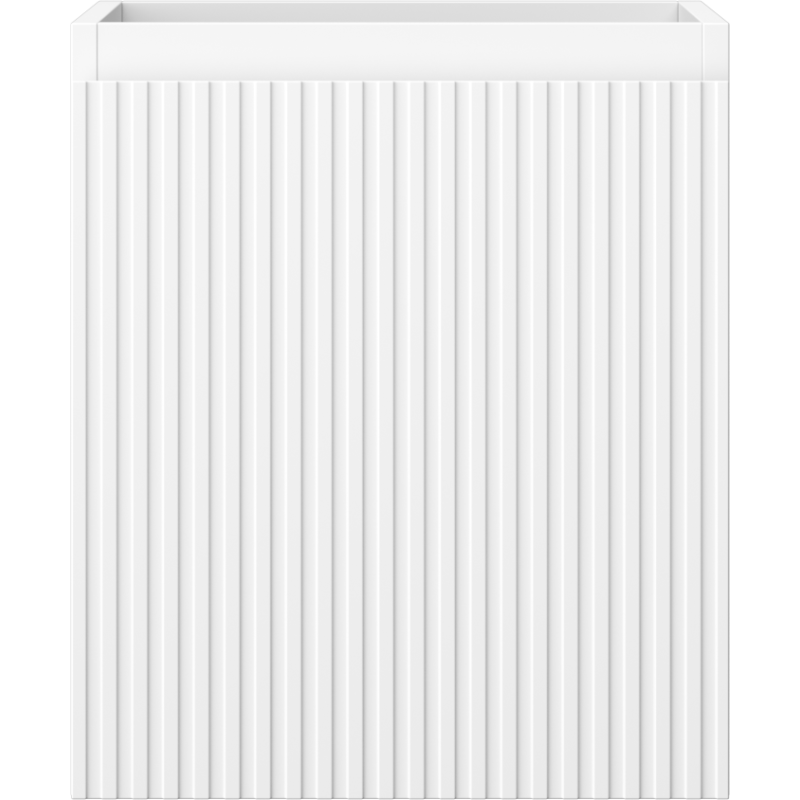 Mexen Rivel Badezimmerschrank 40 cm, 1 Schublade, gerillt, weiß matt - 91A20-04047-1-BF01