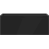 Mexen Orio Badezimmerschrank 60 cm mit Waschbeckenschrank, 1 Schublade, schwarz matt - 91A10-06023-1-BF71