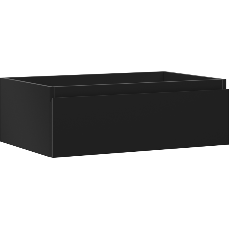 Mexen Orio Badezimmerschrank unter Waschbecken 70 cm, 1 Schublade, schwarz matt - 91A10-07023-1-BF71