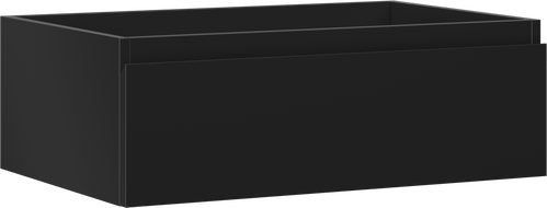 Mexen Orio Badezimmerschrank unter Waschbecken 70 cm, 1 Schublade, schwarz matt - 91A10-07023-1-BF71