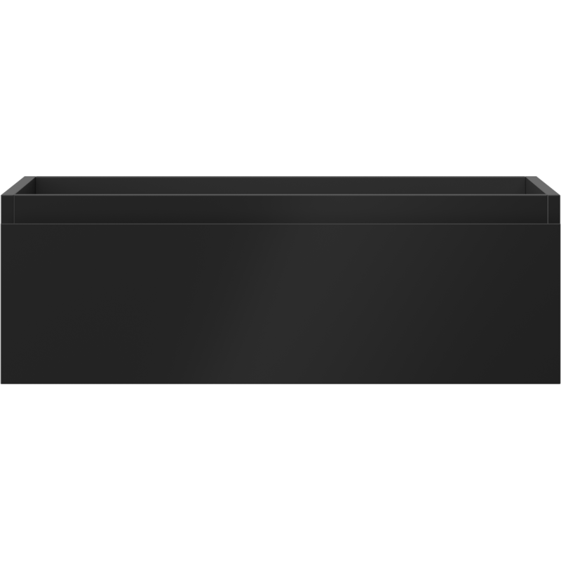 Mexen Orio Badezimmerschrank unter Waschbecken 70 cm, 1 Schublade, schwarz matt - 91A10-07023-1-BF71