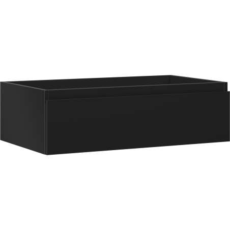 Mexen Orio Badezimmerschrank für Waschtisch 80 cm, 1 Schublade, schwarz matt - 91A10-08023-1-BF71