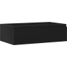 Mexen Orio Badezimmerschrank für Waschtisch 80 cm, 1 Schublade, schwarz matt - 91A10-08023-1-BF71