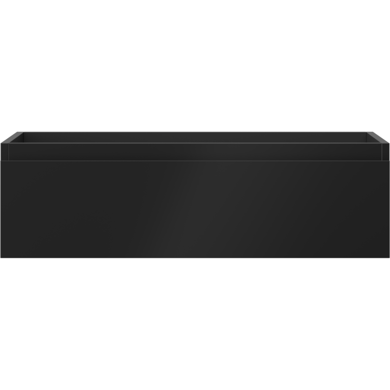 Mexen Orio Badezimmerschrank für Waschtisch 80 cm, 1 Schublade, schwarz matt - 91A10-08023-1-BF71