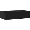 Mexen Orio Badezimmerschrank für Waschbecken 90 cm, 1 Schublade, schwarz matt - 91A10-09023-1-BF71