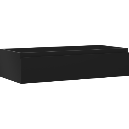 Mexen Orio Badezimmerschrank unter Waschbecken 100 cm, 1 Schublade, schwarz matt - 91A10-10023-1-BF71