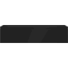 Mexen Orio Badezimmerschrank unter Waschbecken 100 cm, 1 Schublade, schwarz matt - 91A10-10023-1-BF71