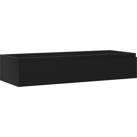 Mexen Orio Badezimmerschrank für Waschbecken 120 cm, 1 Schublade, schwarz matt - 91A10-12023-1-BF71
