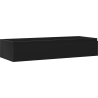 Mexen Orio Badezimmerschrank für Waschbecken 120 cm, 1 Schublade, schwarz matt - 91A10-12023-1-BF71