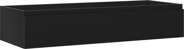 Mexen Orio Badezimmerschrank für Waschbecken 120 cm, 1 Schublade, schwarz matt - 91A10-12023-1-BF71