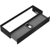 Mexen Orio Badezimmerschrank unter Waschbecken 140 cm, 1 Schublade, schwarz matt - 91A10-14023-1-BF71