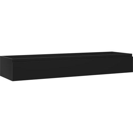 Mexen Orio Badezimmerschrank für Waschbecken 160 cm, 1 Schublade, Schwarz Matt - 91A10-16023-1-BF71