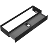 Mexen Orio Badezimmerschrank für Waschbecken 160 cm, 1 Schublade, Schwarz Matt - 91A10-16023-1-BF71