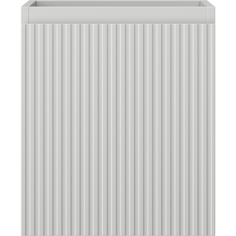 Mexen Rivel Badezimmerschrank unter dem Waschbecken 40 cm, 1 Schublade, gerillt, grau matt - 91A20-04047-1-BF62