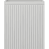 Mexen Rivel Badezimmerschrank unter dem Waschbecken 40 cm, 1 Schublade, gerillt, grau matt - 91A20-04047-1-BF62