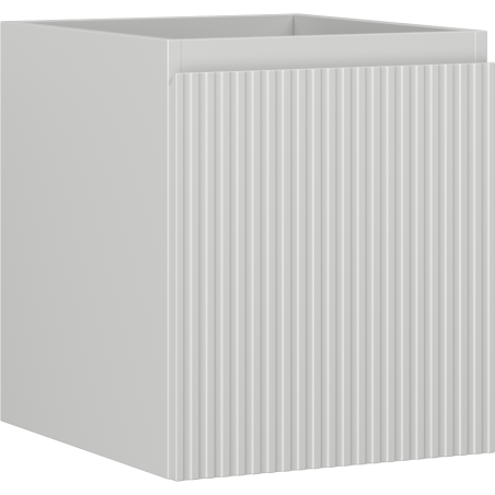 Mexen Rivel Badezimmerschrank unter dem Waschbecken 40 cm, 1 Schublade, gerillt, grau matt - 91A20-04047-1-BF62