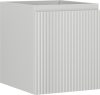 Mexen Rivel Badezimmerschrank unter dem Waschbecken 40 cm, 1 Schublade, gerillt, grau matt - 91A20-04047-1-BF62