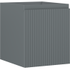 Mexen Rivel Badezimmer-Unterschrank 40 cm, 1 Schublade, geriffelt, grau matt - 91A20-04047-1-BF66