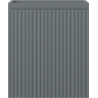 Mexen Rivel Badezimmer-Unterschrank 40 cm, 1 Schublade, geriffelt, grau matt - 91A20-04047-1-BF66