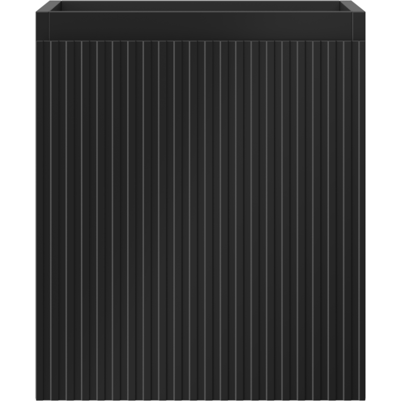 Mexen Rivel Badezimmer-Unterschrank 40 cm, 1 Schublade, geriffelt, schwarz matt - 91A20-04047-1-BF71