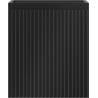 Mexen Rivel Badezimmer-Unterschrank 40 cm, 1 Schublade, geriffelt, schwarz matt - 91A20-04047-1-BF71