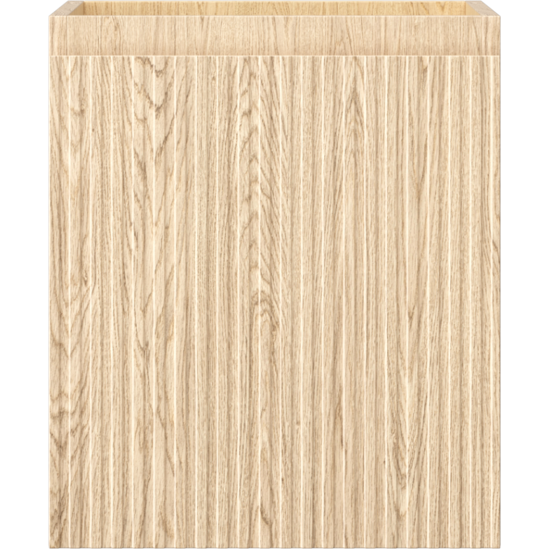 Mexen Rivel Badezimmerschrank 40 cm, 1 Schublade, gerillt, Eiche - 91A20-04047-1-BF81
